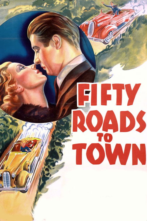 Fifty Roads to Town (1937) poster