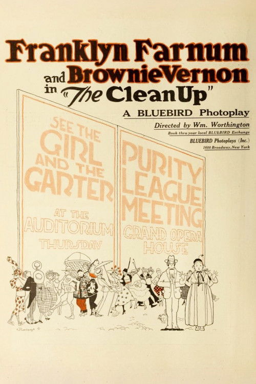 The Clean-Up (1917) poster