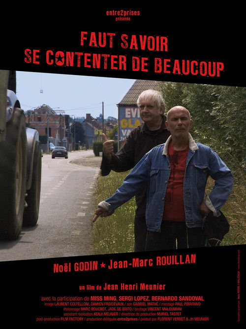 Faut savoir se contenter de beaucoup (2015) poster