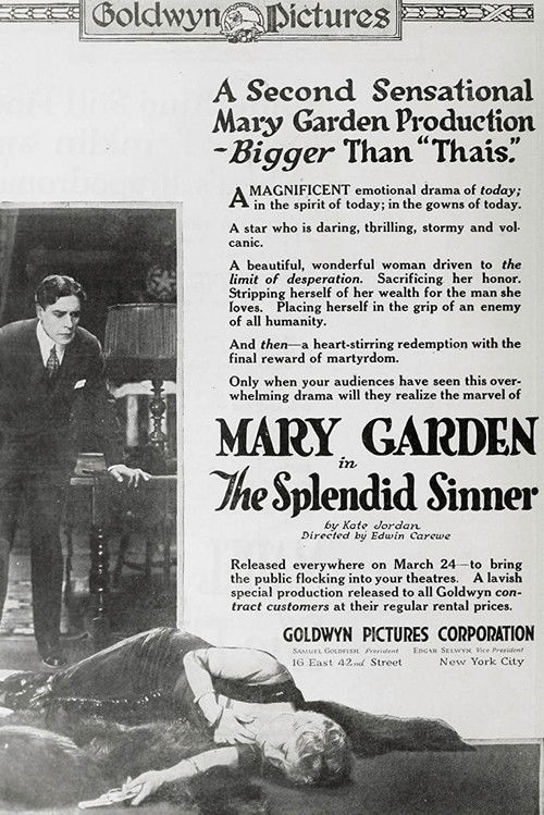 The Splendid Sinner (1918) poster