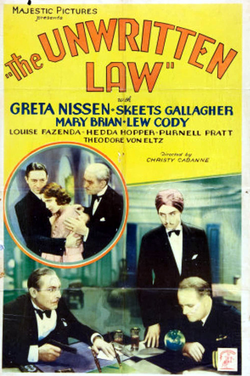 The Unwritten Law (1932) poster