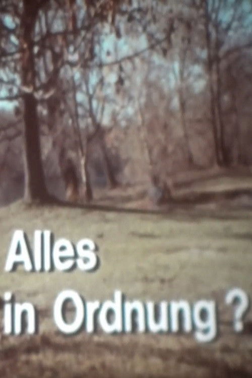 Alles in Ordnung? (1986) poster