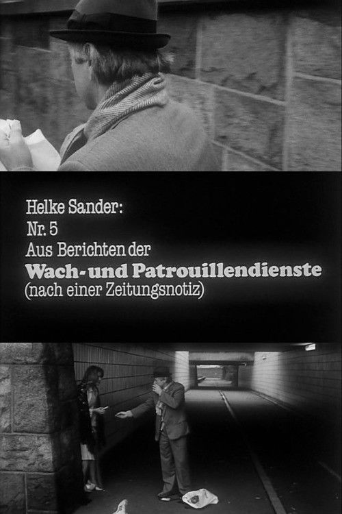 Nr. 5 - Aus Berichten der Wach- und Patrouillendienste (1987) poster