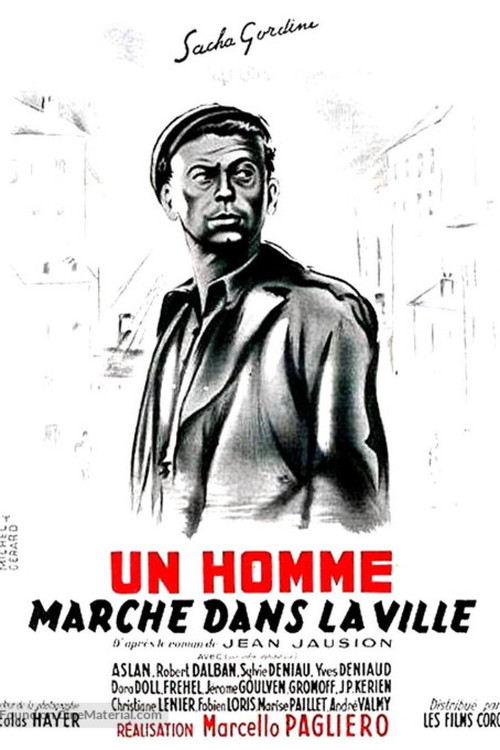 A Man Walks in the City (1950) poster