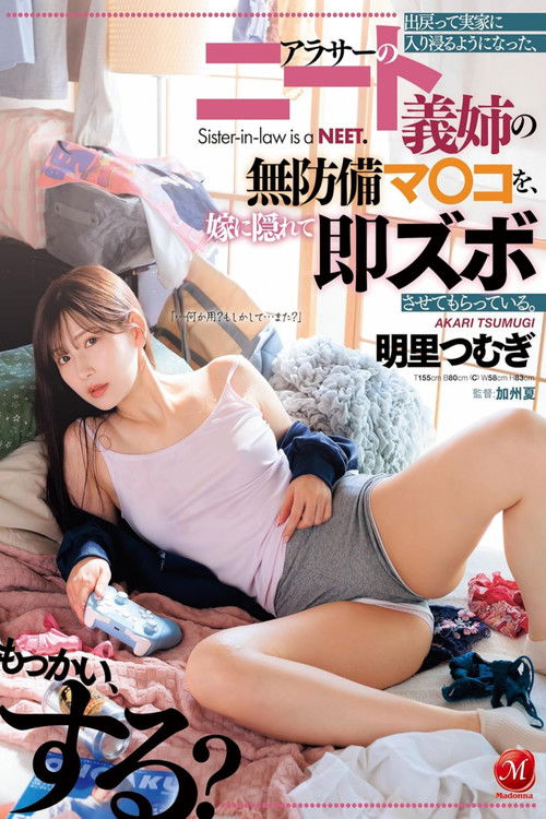 JUQ-880出戻って実家に入り浸るようになった、アラサーのニート義姉の無防備マ〇コを、嫁に隠れて即ズボさせてもらっている。 明里つむぎ (2024) poster
