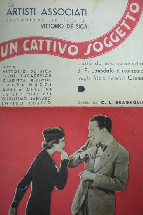 Un cattivo soggetto (1933) poster