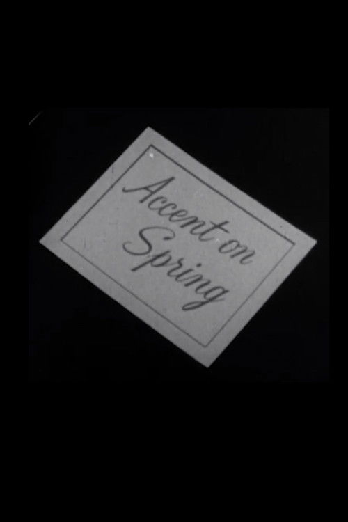 Accent on Spring (1961) poster