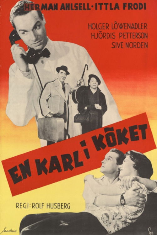 En karl i köket (1954) poster