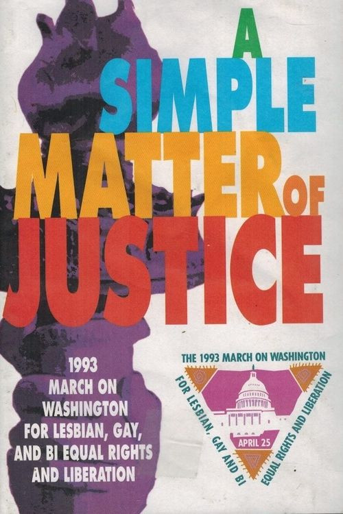 A Simple Matter of Justice (1993) poster