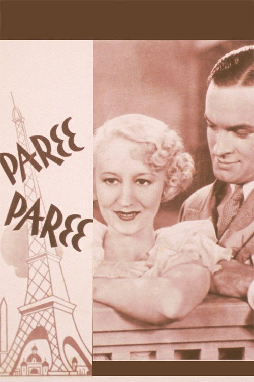 Paree, Paree (1934) poster