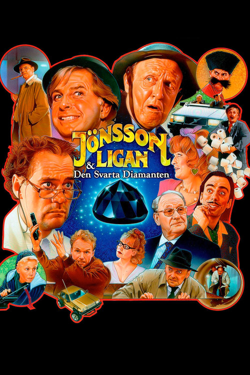 Jönssonligan & den svarta diamanten (1992) poster