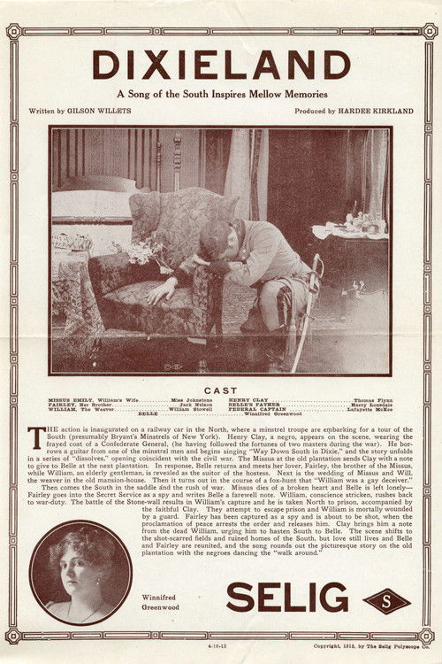 Dixieland (1913) poster