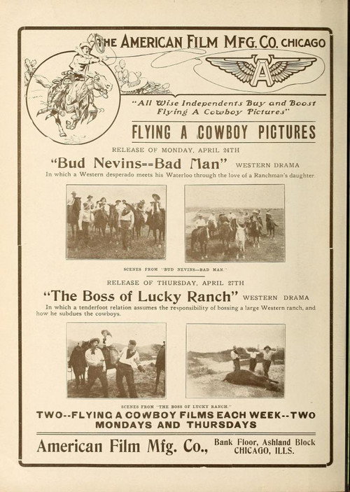 The Boss of Lucky Ranch (1911) poster