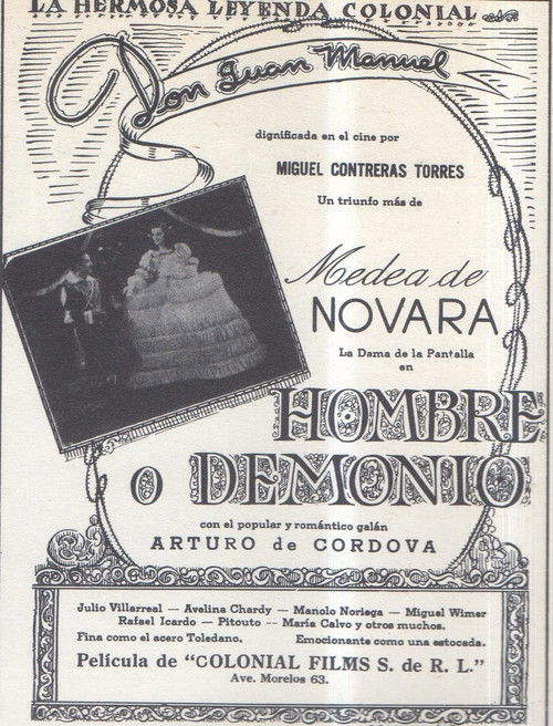 Hombre o demonio (1940) poster