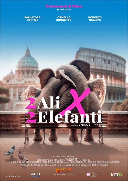 2 ali x 2 elefanti (2024) poster