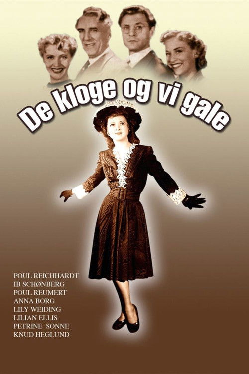 De kloge og vi gale (1945) poster