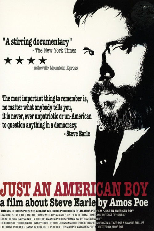 Just an American Boy: A Film About Steve Earle (2003) poster