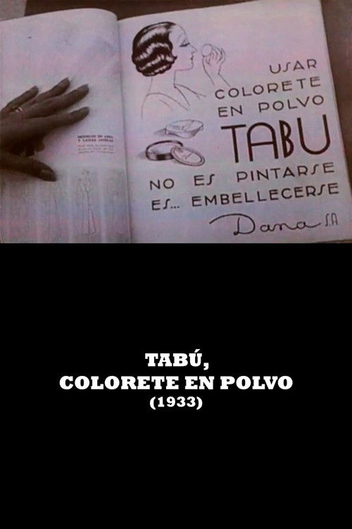 Tabú Powder Blush commercial (1933) poster