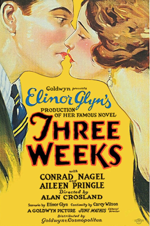 Three Weeks (1924) poster