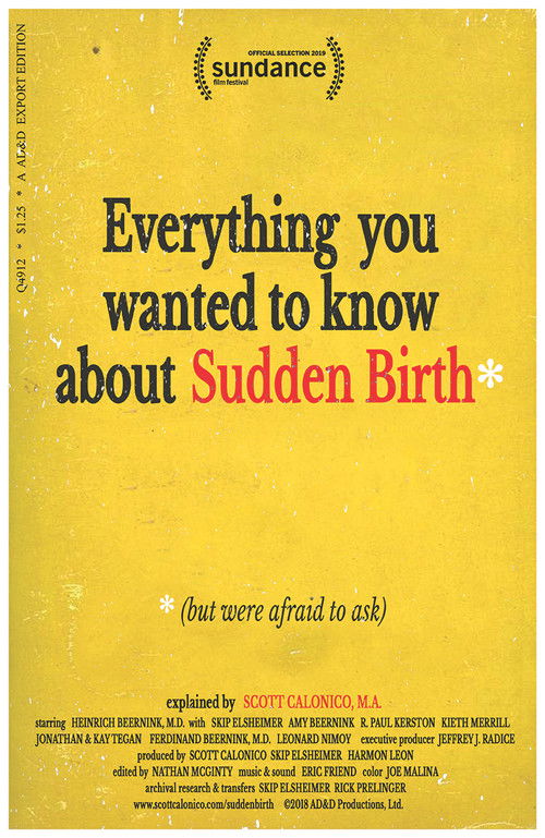 Everything You Wanted to Know About Sudden Birth (but were afraid to ask) (2019) poster