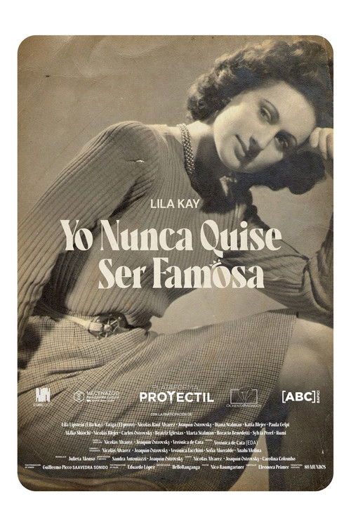 Yo nunca quise ser famosa (2024) poster