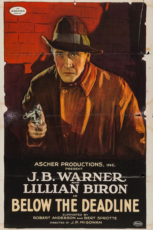 Below the Deadline (1921) poster