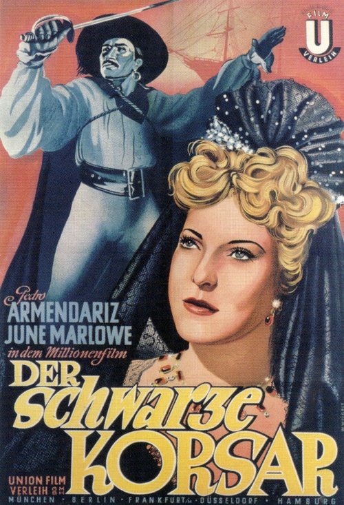 El corsario negro (1944) poster