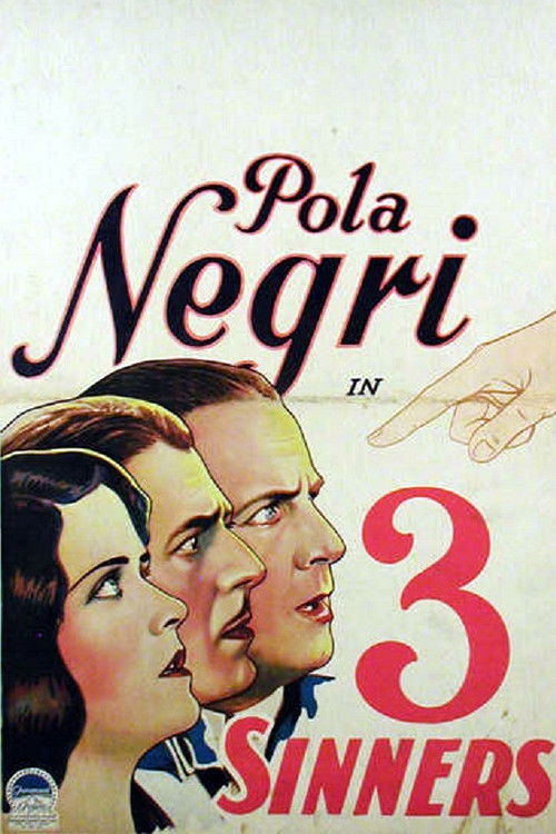 Three Sinners (1928) poster