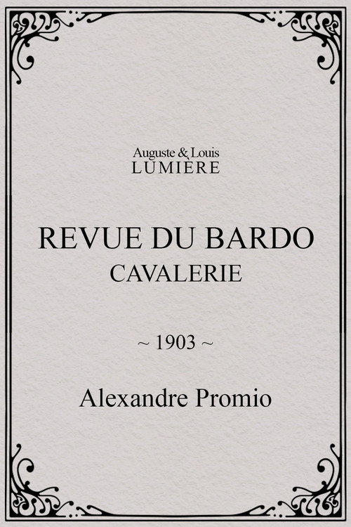 Revue du Bardo : cavalerie (1903) poster