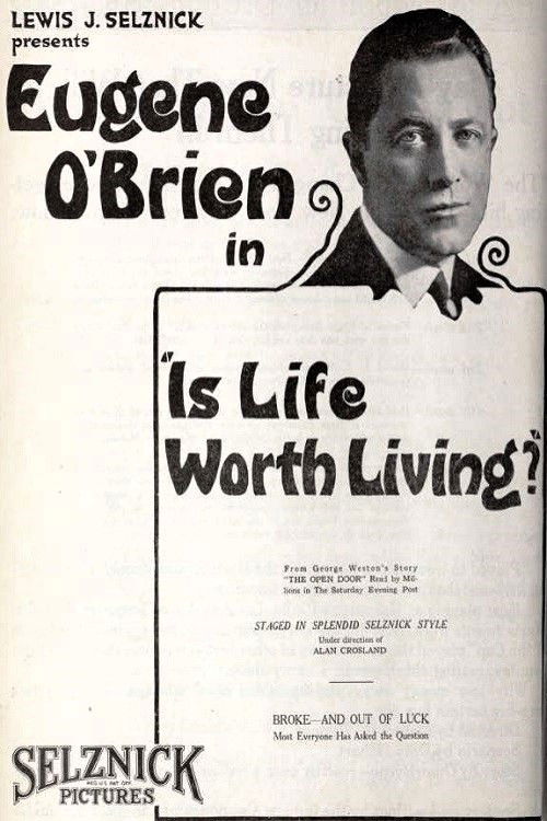 Is Life Worth Living? (1921) poster