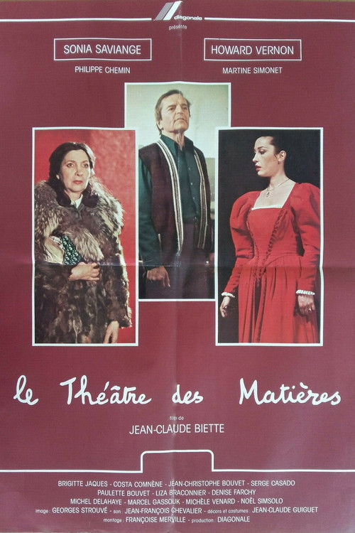 Le Théâtre des matières (1977) poster