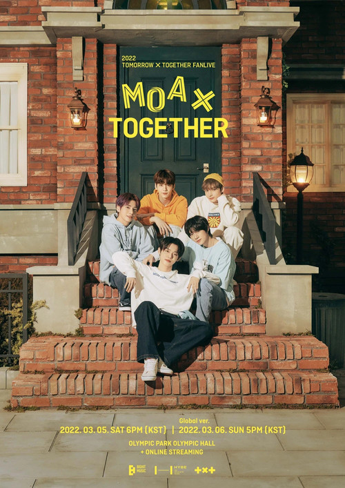 2022 TXT FANLIVE MOA X TOGETHER (2022) poster