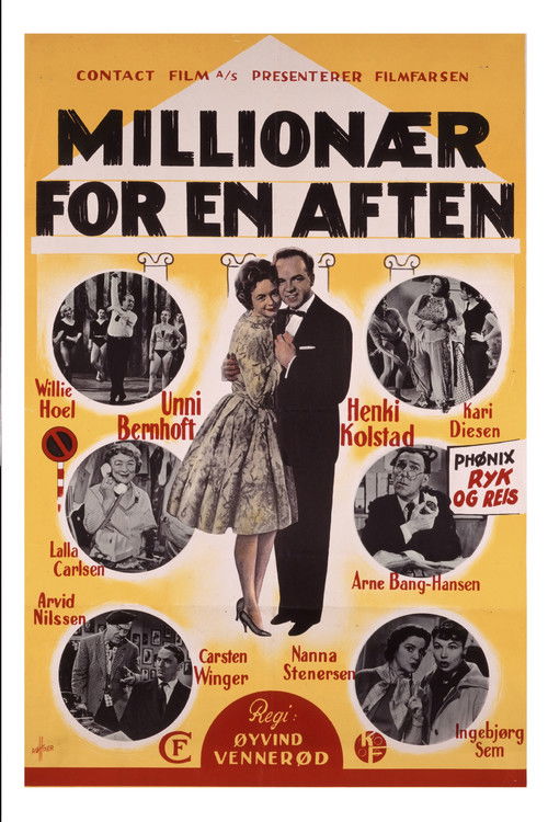 Millionær for en aften (1960) poster