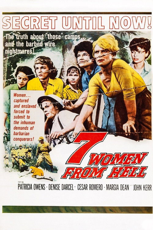 Seven Women from Hell (1961) poster