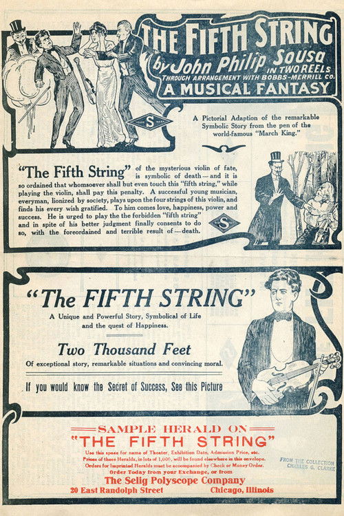 The Fifth String (1913) poster