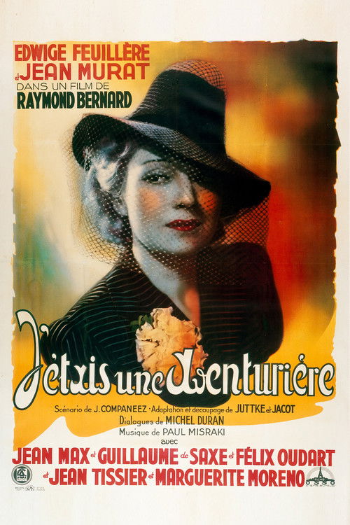 J'étais une aventurière (1938) poster