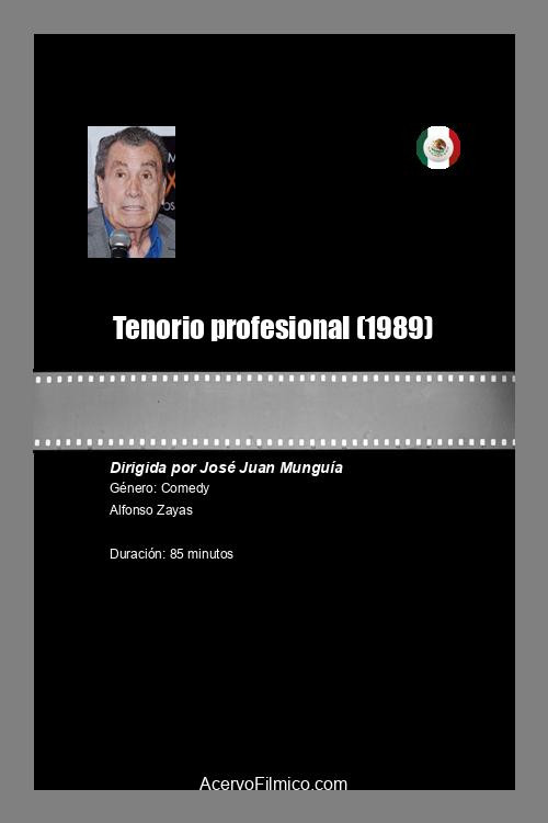 Tenorio profesional (1989) poster