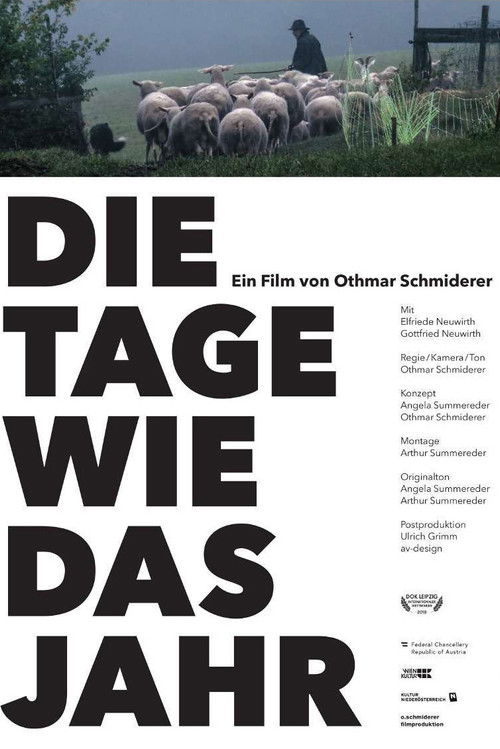 Die Tage wie das Jahr (2019) poster