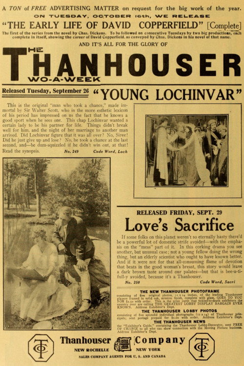 Young Lochinvar (1911) poster