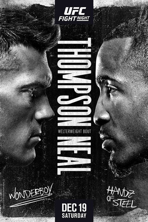 UFC Fight Night 183: Thompson vs. Neal (2020) poster