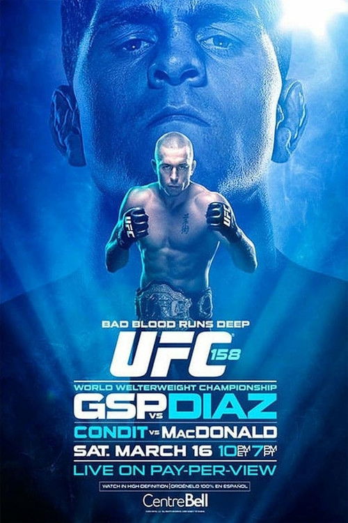 UFC 158: St-Pierre vs. Diaz (2013) poster