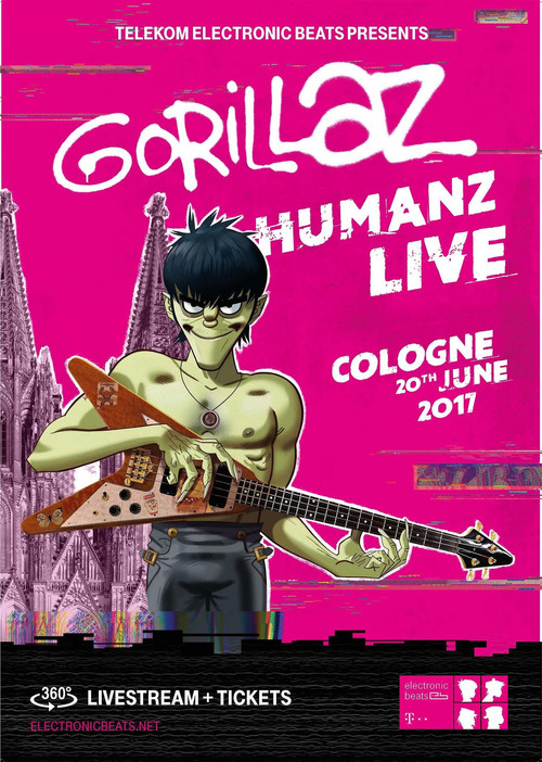Gorillaz | Humanz Live in Cologne (2017) poster