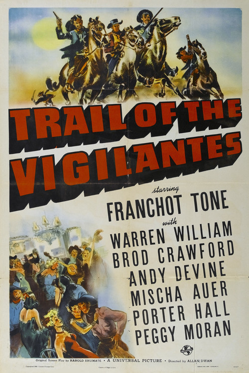 Trail of the Vigilantes (1940) poster