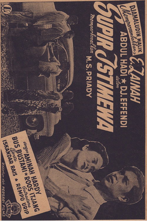 Supir Istimewa (1954) poster