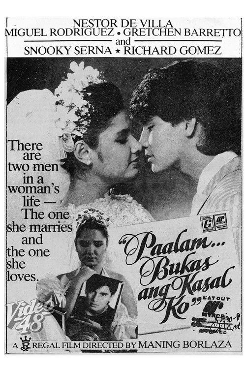 Paalam... Bukas Ang Kasal Ko (1986) poster