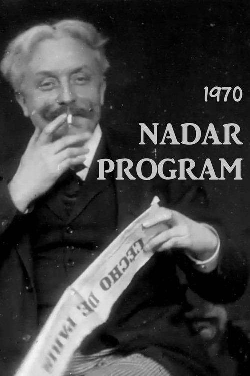 Programme Paul Nadar (1896-1898) (1970) poster