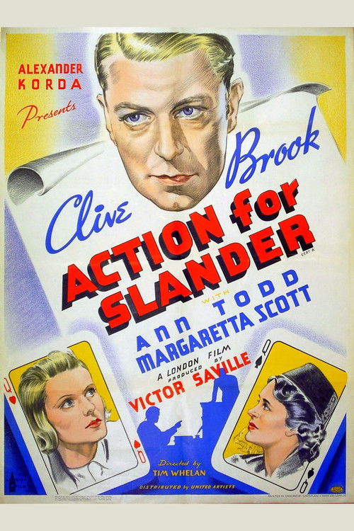 Action for Slander (1937) poster