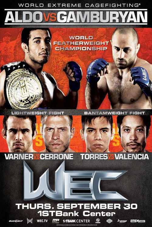 WEC 51: Aldo vs. Gamburyan (2010) poster