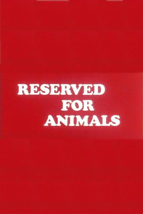 Reserved for Animals (1974) poster