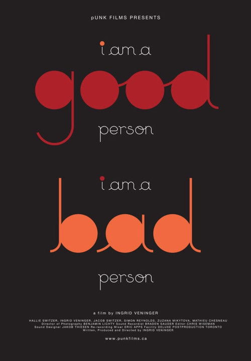 I Am a Good Person/I Am a Bad Person (2012) poster